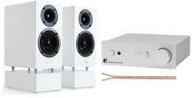 AQ Audio set Pro-Ject Stereo Box S3 BTs+ WRS MM2 white passive +reprokabel AQ 615 2x1,5mm2
