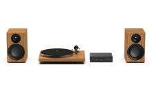 Pro-Ject Colourful Audio System E - All-in-one Hi-Fi systém s gramofonem - Walnut