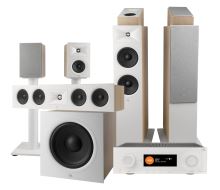 JBL Audio set MA9100HP + STAGE 280F + 245C + 250B vč. stojanů + 240H +220P, bílý
