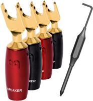 Audioquest SureGrip series 507 BFA spade gold (set 4 ks) - vidličky zlaté