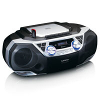 Lenco SCD-720SI - Boombox s rádiem FM/DAB+, CD/MP3/USB/kazeta a Bluetooth (3)