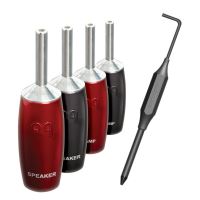 Audioquest SureGrip series 507 BFA banana silver (set 4 ks) - banánky stříbrné