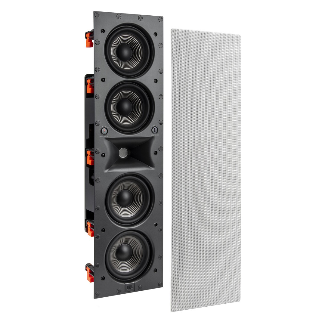 JBL STUDIO 6 THEATER - dvoupásmový vestavný reproduktor, 4 x 5,25"- bílý - obdélník