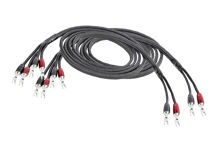 Audioquest Rocket 44 SBW - 4,0 m - reproduktorové kabely Single-BiWire, vidličky stříbrné (2)