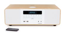 Thomson MIC201IBT - mikrosystém dřevo/bílá s bluetooth s indukčním nabíjením