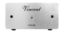 VINCENT PHO-200 - Gramofonový předzesilovač pro MM i MC přenosky, stříbrný