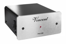 VINCENT PHO-200 - Gramofonový předzesilovač pro MM i MC přenosky, stříbrný (2)