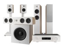 JBL Audio set MA510 + STAGE 260F + STAGE 245C + STAGE 240B vč. stojanů + STAGE 220P, bílý